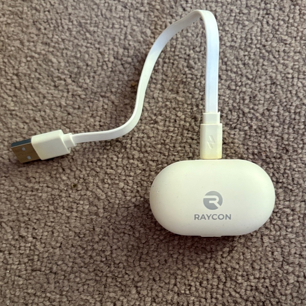 Raycon White Earbud Headphones